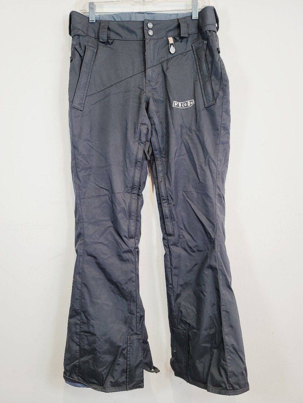 Volcom women's black ski or snowboard pants, Size S